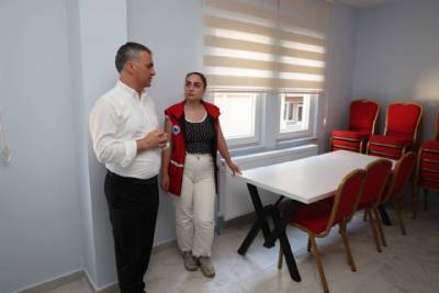 BAŞKANIMIZ YENİ AÇILACAK MESLEK EĞİTİM MERKEZLERİMİZDE İNCELEMELERDE BULUNDU