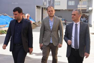 BAŞKANIMIZ SANCAK MAHALLEMİZDEKİ BETONLAMA ÇALIŞMALARINI YERİNDE İNCELEDİ