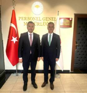 BAŞKANIMIZ TARIM VE ORMAN BAKANLIĞI PERSONEL GENEL MÜDÜRÜNÜ MAKAMINDA ZİYARET ETTİ
