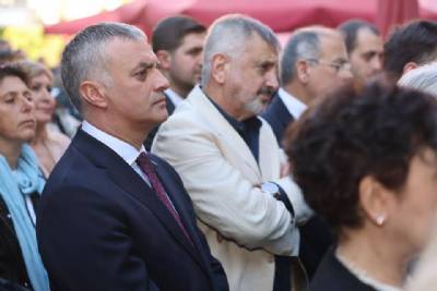 BAŞKANIMIZ RESSAM ABİT GÜNER'İN ÖĞRENCİLERİ TARAFINDAN HAZIRLANAN SERGİYE KATILDI