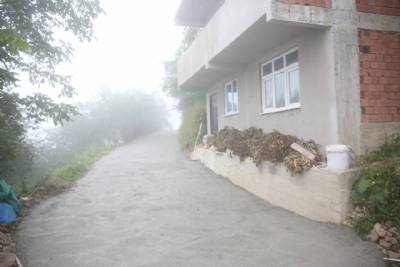 Ocak Mahallesi yol betonlama çalışması