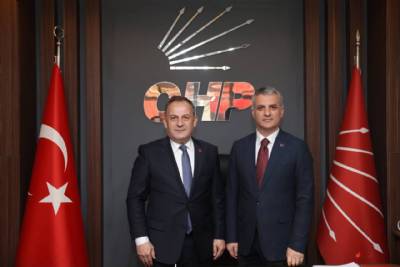 BAŞKANIMIZ CHP İL VE İLÇE YÖNETİMİMİZDEN NEZAKET ZİYARETİ