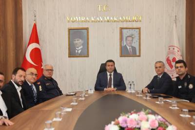 BAŞKANIMIZ İLÇE SPOR GÜVENLİK KURULU TOPLANTISINA KATILDI