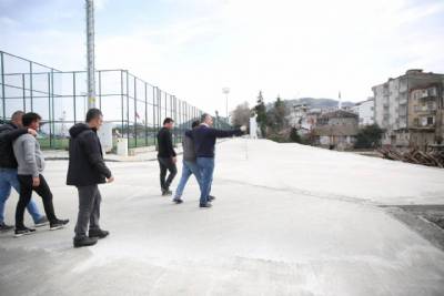 Başkanımız saha çalışmalarını yerinde inceledi