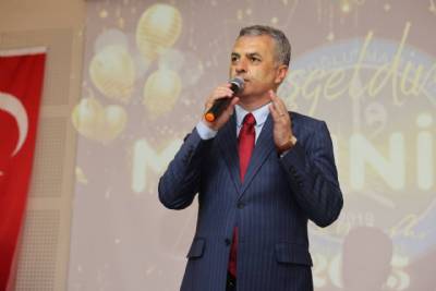 BAŞKANIMIZ HAFIZ MURAT KÖSEOĞLU İMAM HATİP ORTAOKULUNUN MEZUNİYET TÖRENİNE KATILDI