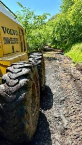 Yenice Mahallemizde yol bakım onarım ve kanal temizlik çalışması