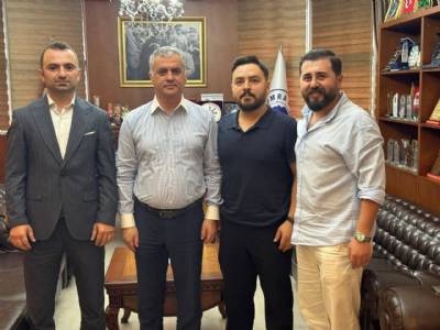 ÖZDİLSPOR KULÜP YÖNETİMİNDEN BAŞKANIMIZA MAKAMINDA ZİYARET