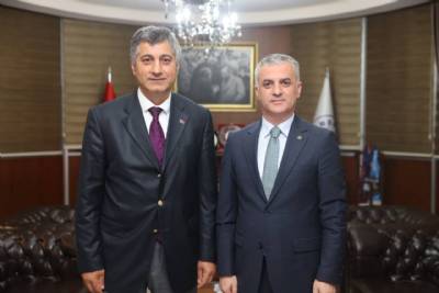 TMMOB JEOFİZİK MÜHENDİSLERİ ODA YÖNETİMİNDEN BAŞKANIMIZA ZİYARET